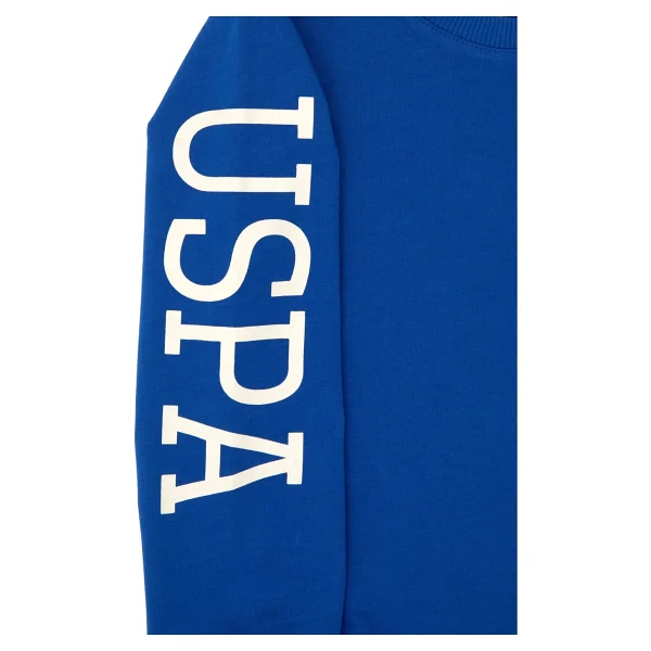 U.S. Polo Assn 50313831-VR212 Mavi Çocuk Sweatshirt - Görsel 9