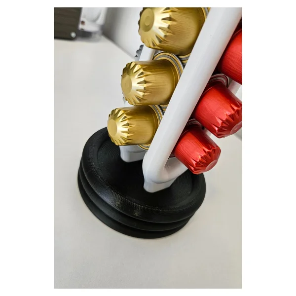 Nespresso Kahve Kapsül Standı Mutfak Kahve Köşesi Organizer Dekor - Siyah - Görsel 3
