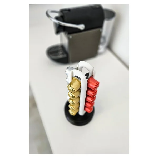 Nespresso Kahve Kapsül Standı Mutfak Kahve Köşesi Organizer Dekor - Siyah - Görsel 4