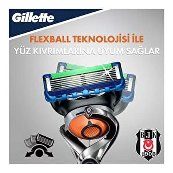 Gillette Fusion 5 Proglide Beşiktaş 4 Başlıklı Tıraş Bıçağı - Görsel 6