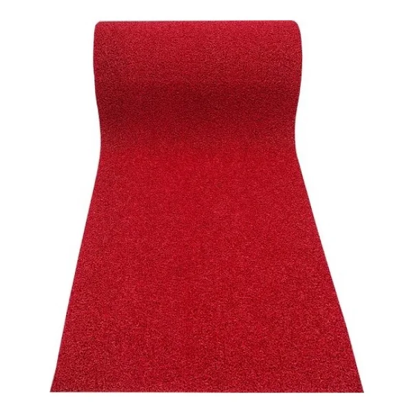 ABK Plastik Kıvırcık Kaydırmaz Paspas 14 Mm Kaymaz Yolluk Kaydırmaz Halı 100cm KIRMIZI - 100 x 250 cm - Görsel 5