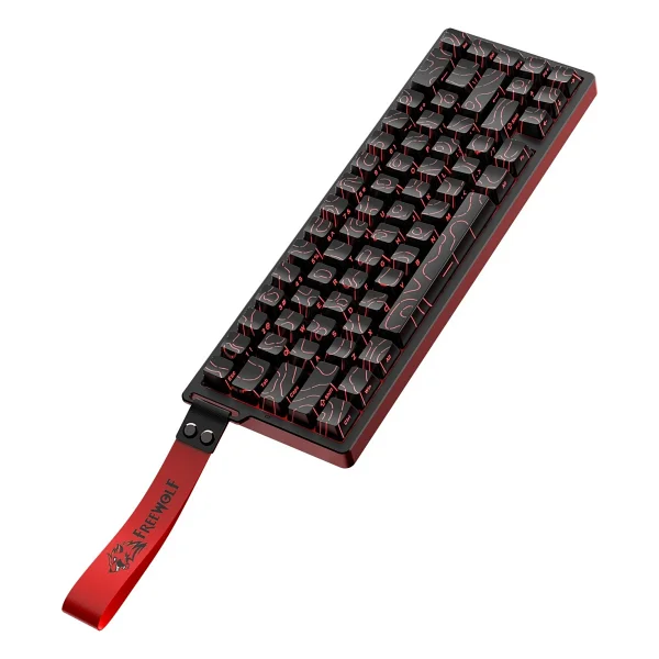 Freewolf F68 Pro Oyun Klavyesi Manyetik Switch 3 Modlu Kablosuz Bluetooth Kablolu, 8k/1k Rgb Klavye - Görsel 3