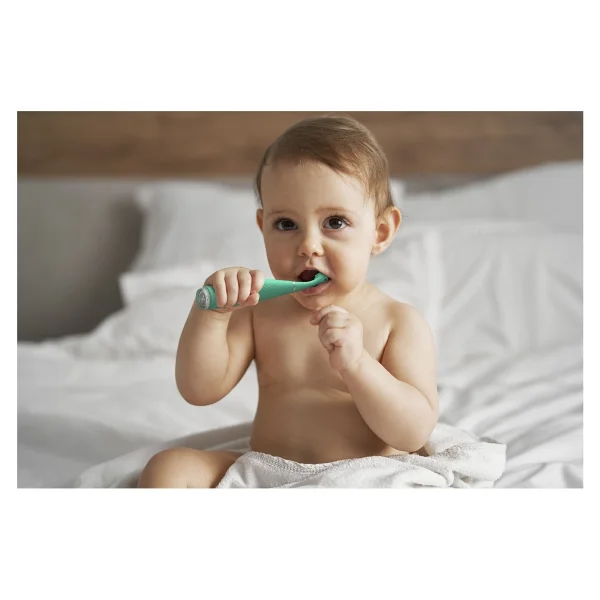 Foreo Issa Baby Bubble Blue Dino Bebek Diş Fırçası - Görsel 6