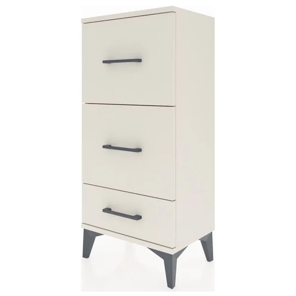 Dienni Arges Komodin 3 Çekmeceli 44X30X96 Aytaşı-Aytaşı - Görsel 3