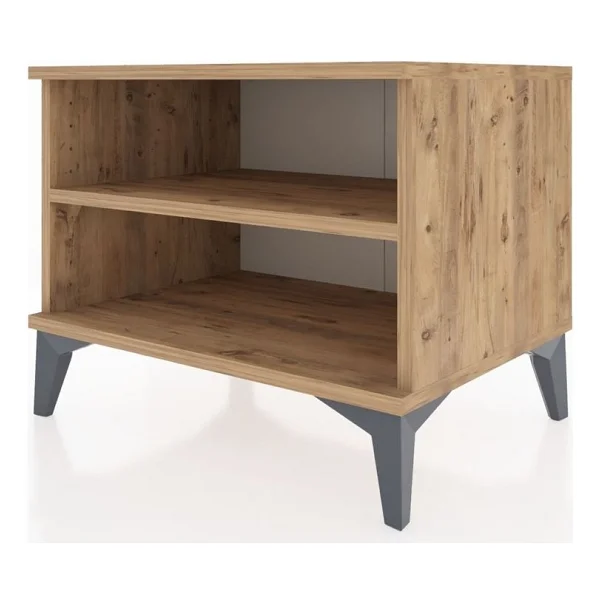Dienni Hyperion Komodin Tek Raflı Tek Çekmeceli 60X44X48 Çam-Çam - Görsel 3