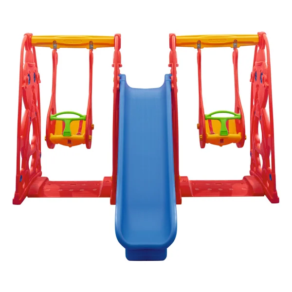 King Kids Sevimli Teddy Kaydıraklı Salıncak Set B - Görsel 2