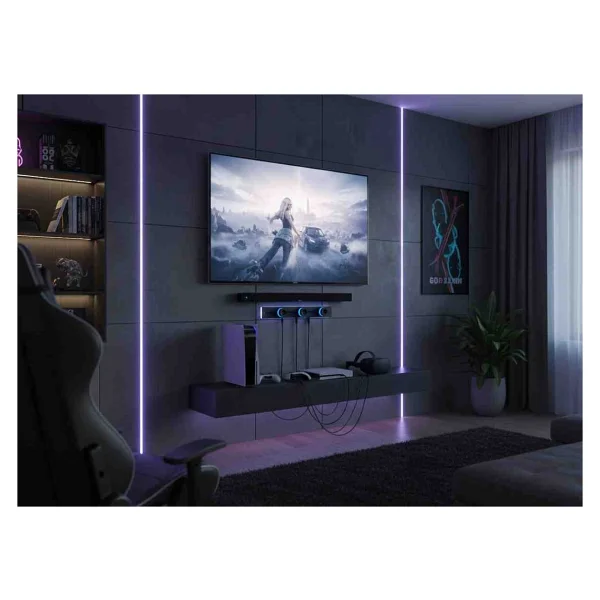 Mochiron Kızaklı Priz 60 cm Ledli USB A ve Type C Çıkış - Görsel 2