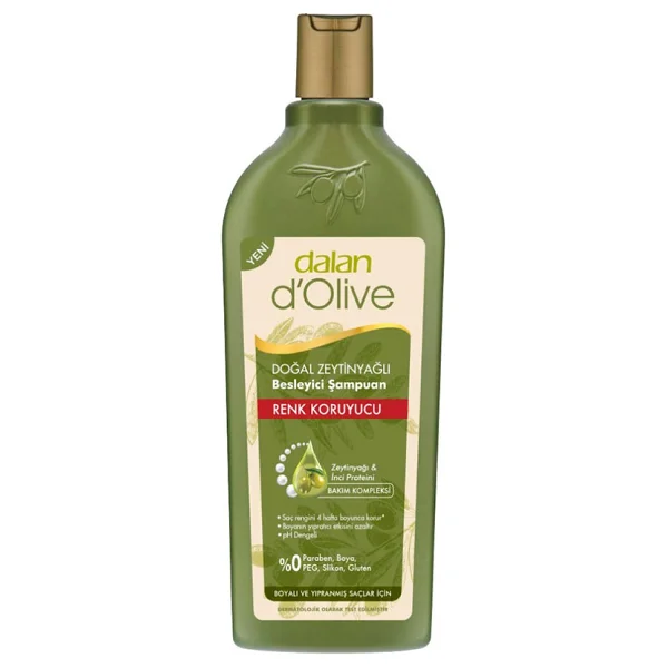 Dalan D'Olive Zeytinyağlı Renk Koruyucu 400 ml Şampuan - Görsel 3