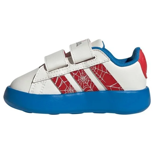 Adidas Marvel Spider-Man Grand Court CF I JQ8072 Bebek Spor Ayakkabı - Görsel 5
