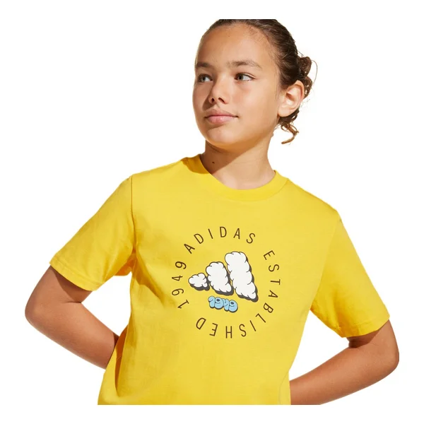 Adidas Fun Graphic Kısa Kollu Bisiklet Yaka Çocuk Tişört - Görsel 9
