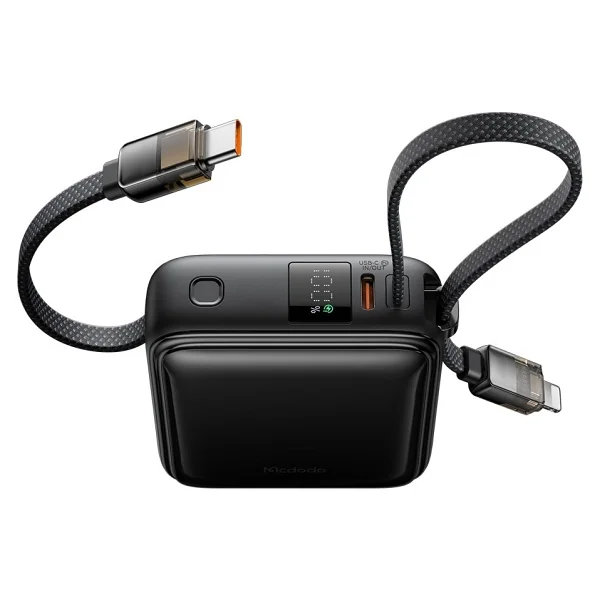 Mcdodo MC-2550 10000 mAh Lightning Kablolu Powerbank - Görsel 3