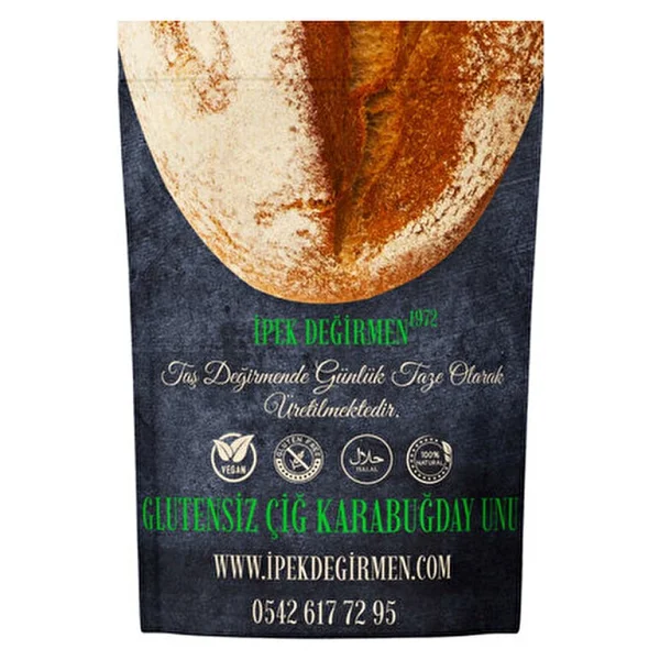 İpek Değirmen 250 gr Glutensiz Çiğ Karabuğday Unu - Görsel 4