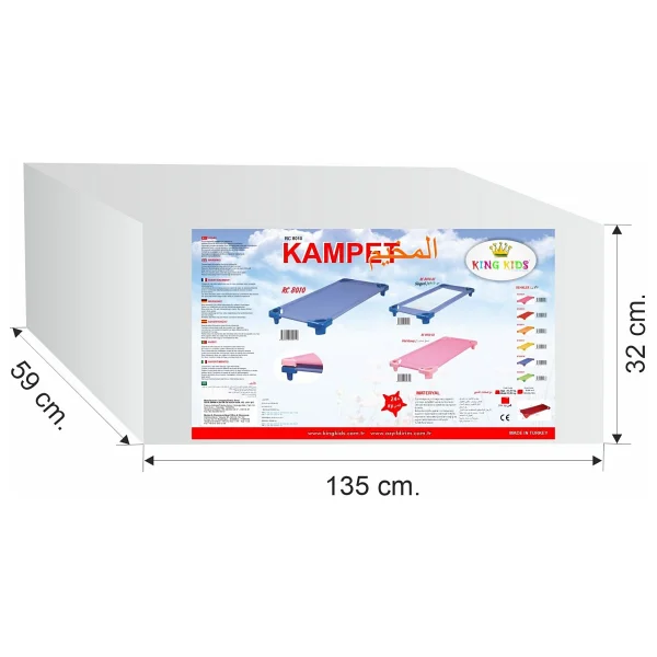 King Kids RC 8010 133x58x13 cm Süngersiz Kampet - Görsel 3