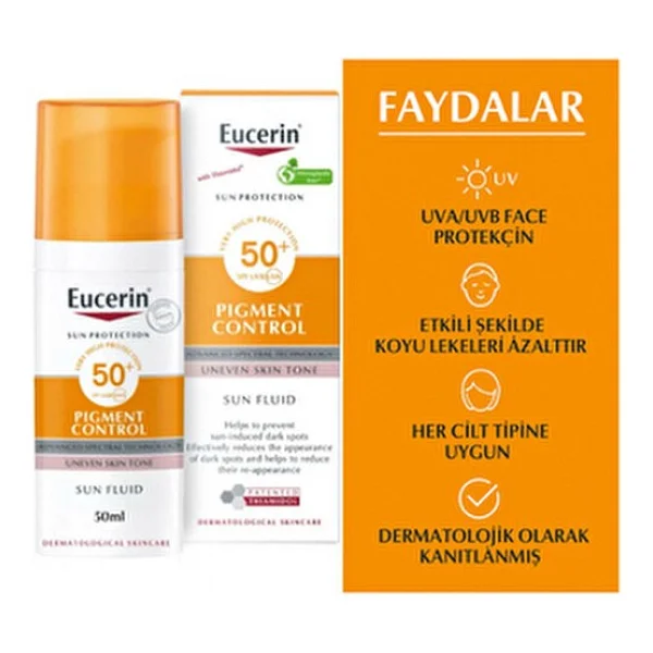 Eucerin Pigment Control 50 ml 50 Faktör Güneş Kremi - Görsel 4