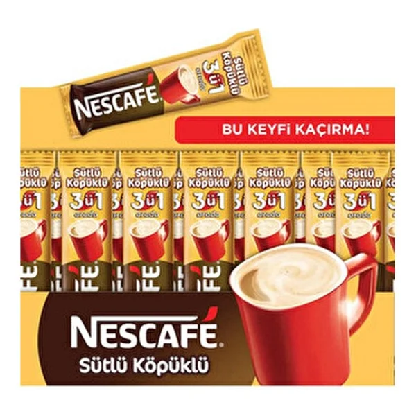 Nescafe Sütlü Köpüklü 3'ü 1 Arada 56x17.4 gr - Görsel 4