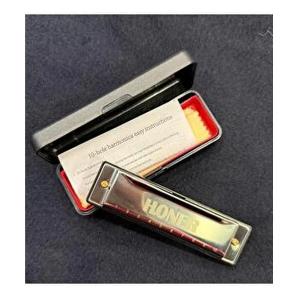 HONER H1005 Profesyonel Ağız Mızıkası Metal Gövde Siyah - Görsel 2