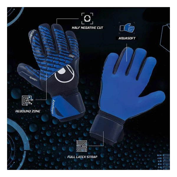 Uhlsport Futbol Kaleci Eldiveni Fm Aquasoft Hn 101138601 - Lacivert - Görsel 5
