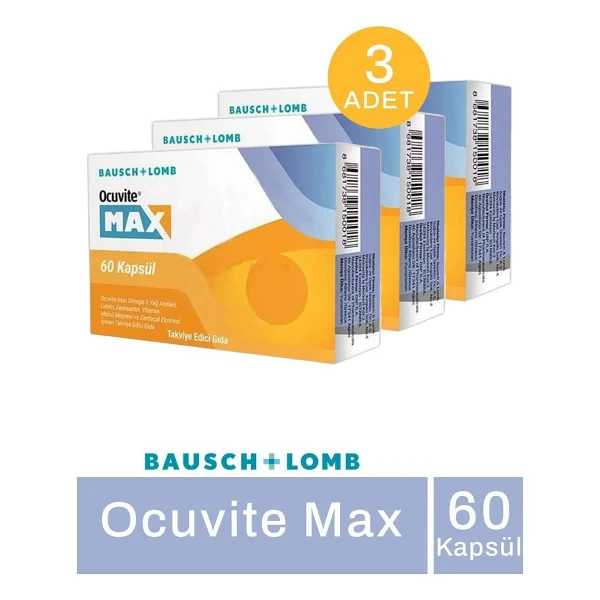 Ocuvite Max 60 Kapsül 3'lü - Görsel 2