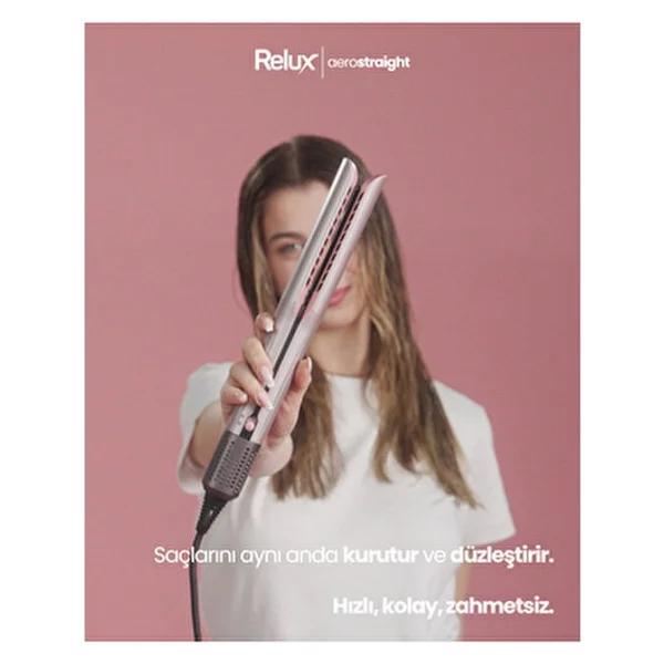 Relux RHS9000 Aerostraight Islak Kuru Saç Düzleştirici - Görsel 9