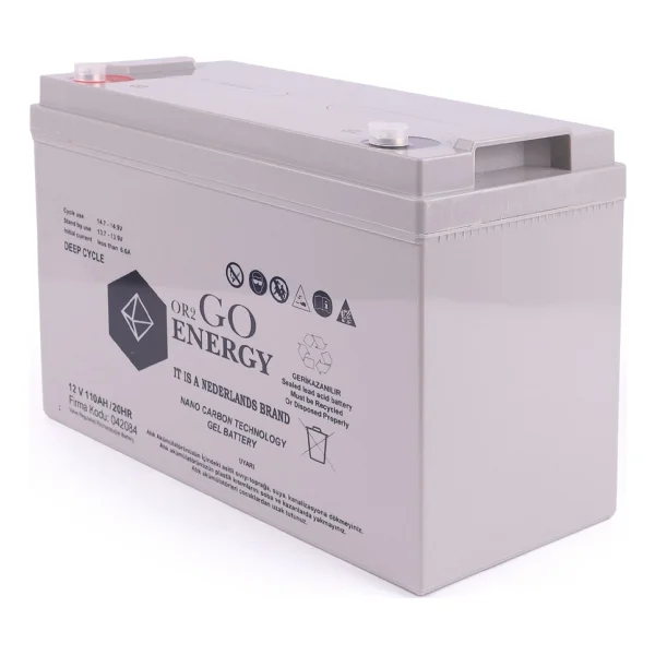 OR2GO Energy 12V 110Ah Jel Akü OV Serisi Uzun Ömürlü - Görsel 3