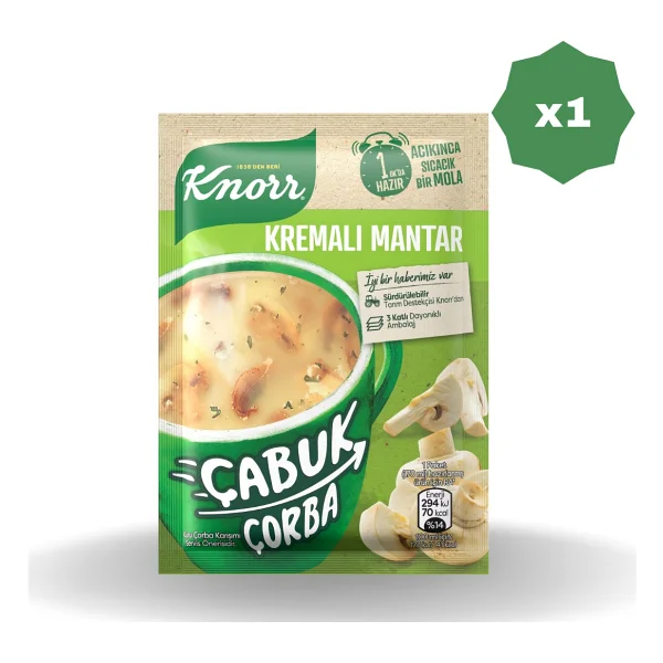 Knorr Kremalı Mantar Hazır Çorba 63 gr - Görsel 2