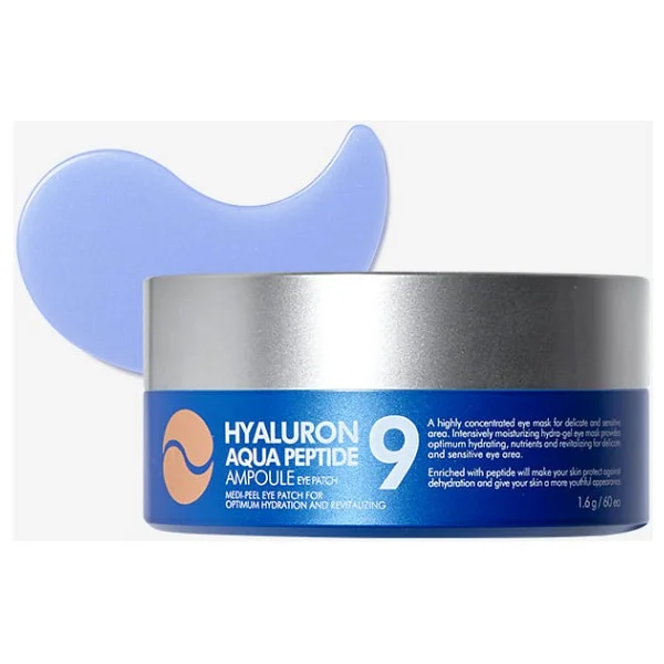 MEDIPEEL Hyaluron Aqua Peptide 9 Ampoule Nemlendirici 60'lı Göz Altı Maskesi - Görsel 6
