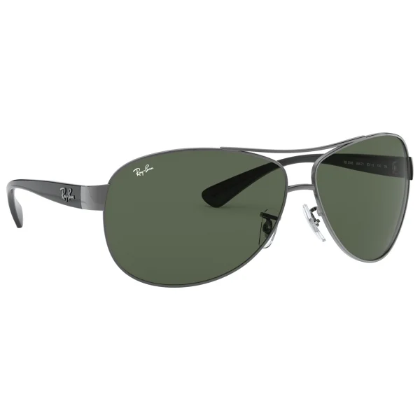 Ray-Ban 3386 004/71 Gunmetal-Dark Green Erkek Güneş Gözlüğü - Görsel 3