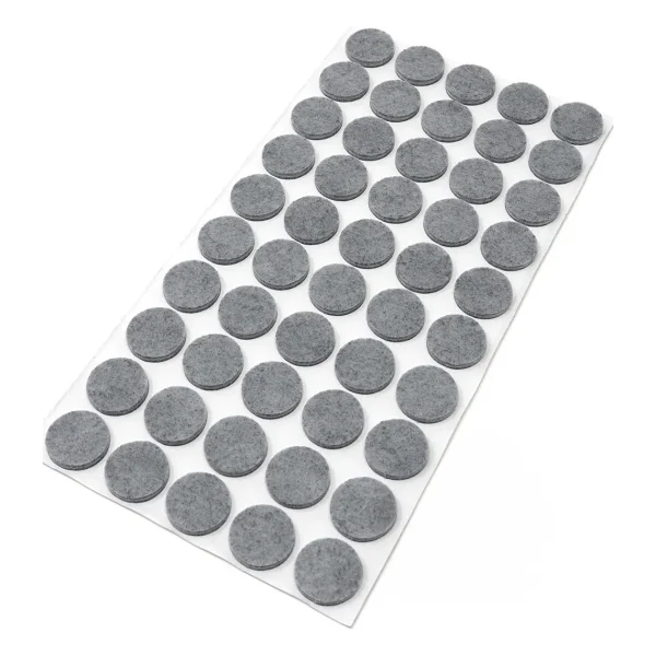 Elysian Yapışkanlı Sessiz Mobilya Masa Sandalye Parke Zemin Ayak Koruyucu Keçe Seti 20 mm (100'LÜ Paket) - Görsel 4