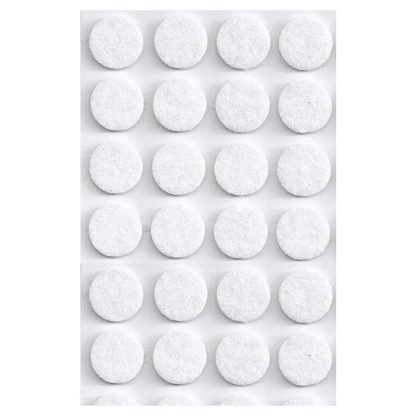 Elysian Yapışkanlı Mobilya Masa Sandalye Parke Zemin Ayak Koruyucu Kaydırmaz Keçesi 24 mm (56'lı Paket) - Görsel 6