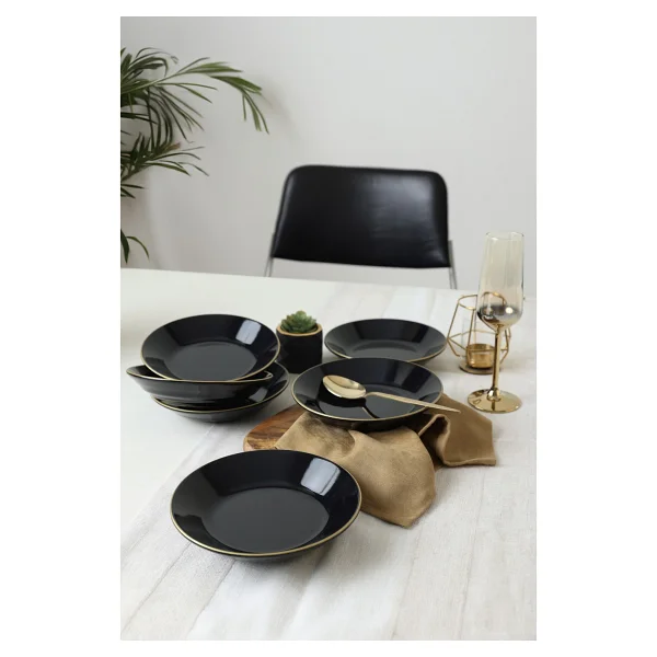 Keramika Bahar 19 cm 6'lı Yemek Tabağı - Görsel 6