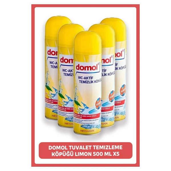 Domol Tuvalet Temizleme Köpüğü 500 ml X5 Adet - Görsel 2