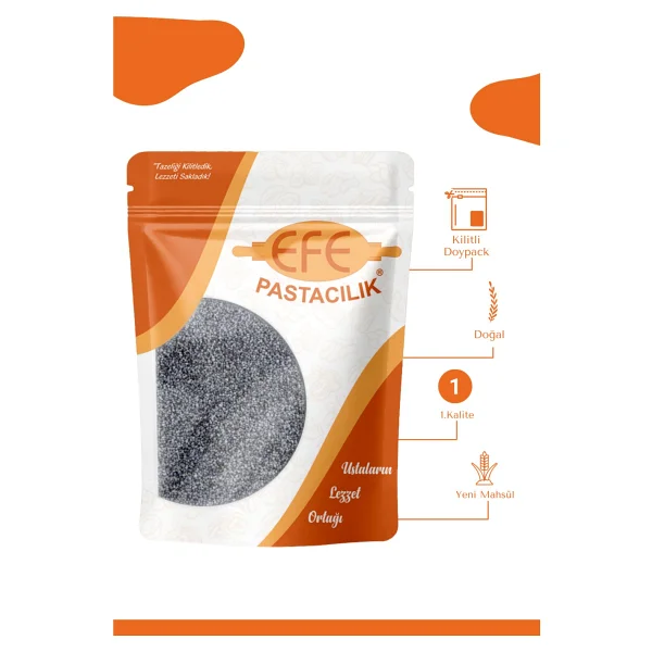 Efe Pastacılık Mavi Haşhaş 500 gr - Görsel 2