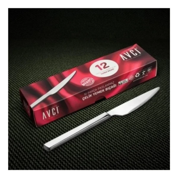 Avcı 914.MS Klas Mono Steak Bıçak 12 Li - Görsel 2
