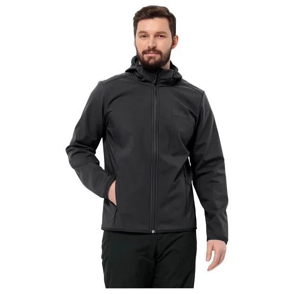 Jack Wolfskin Bornberg Hoody 1307471-6000 Kapüşonlu Erkek Softshell Mont - Görsel 6