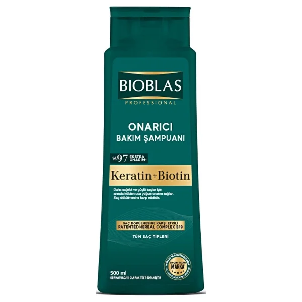 Bioblas Keratin & Biotin Onarıcı 500 ml Şampuan - Görsel 2