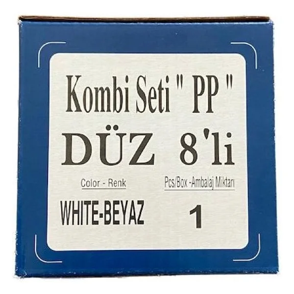 Kalde Kombi Bağlantı Seti 8 Li Düz - Kalde - Görsel 2