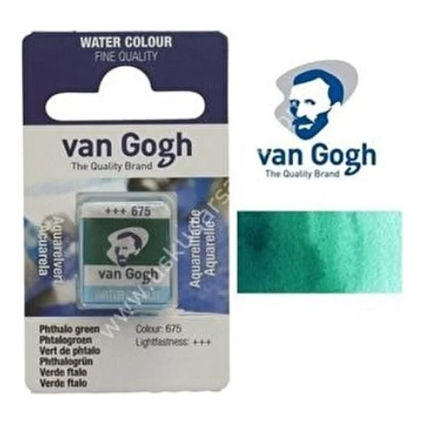 Talens Van Gogh 533 İndigo 1/2 Tablet Sulu Boya - Görsel 8