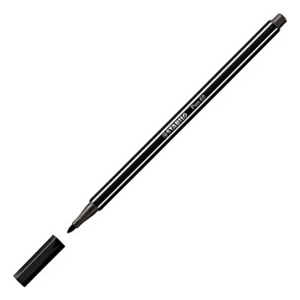 Stabilo Pen 68 Siyah Keçeli Kalem - Görsel 5