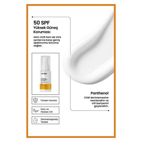 Luis Bien Leke Karşıtı 50 ml 50 Faktör Güneş Kremi - Görsel 2