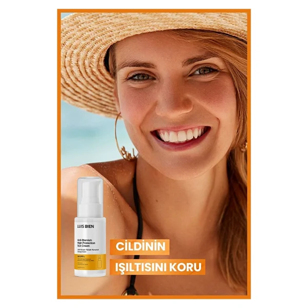 Luis Bien Leke Karşıtı 50 ml 50 Faktör Güneş Kremi - Görsel 4