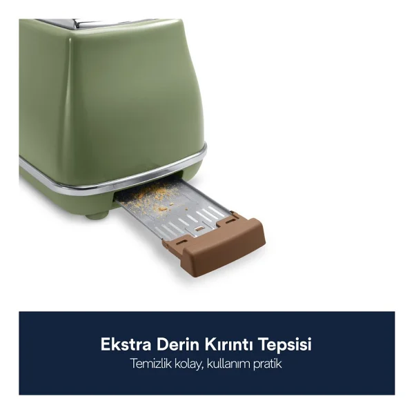 Delonghi CTOV 2103 Icona Vintage Ekmek Kızartma Makinesi - Görsel 10