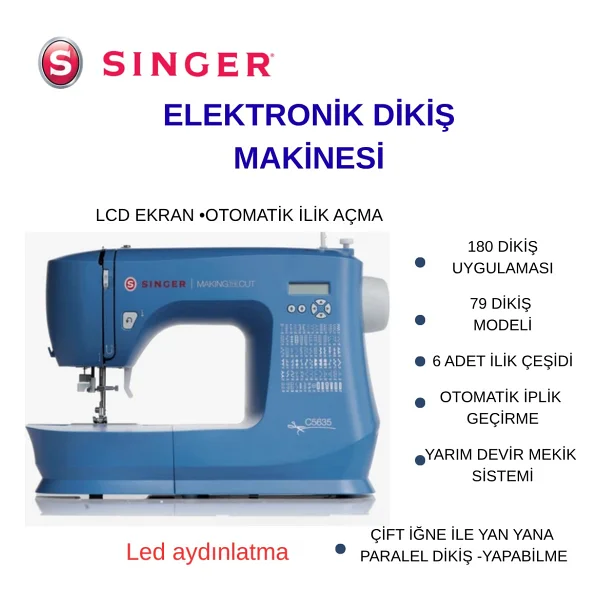 Singer C5635 Dikiş Makinesi - Görsel 5