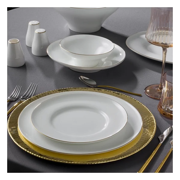 Jumbo Laurel Gold Fileli 55 Parça 12 Kişilik Yemek Takımı - Görsel 3