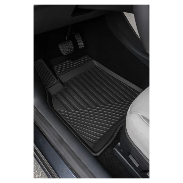 Black Gold Tesla Model Y / Tesla Juniper Uyumlu 3D Oto Paspas Premium - Görsel 3