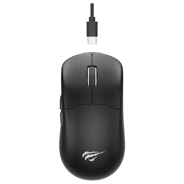 Havit M5 Pro Siyah Şarjlı Optik Kablolu/Kablosuz Oyuncu Mouse - Görsel 3