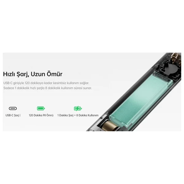 Laifen T1 Pro Açık Gri Tıraş Makinesi - Görsel 7