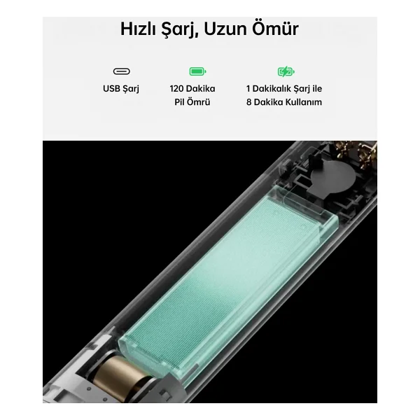 Laifen T1 Pro Açık Gri Tıraş Makinesi - Görsel 10