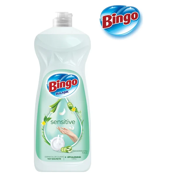 Bingo Sıvı Elde Bulaşık Deterjanı Sensitive 1500ML x 4 Adet - 1,5 lt - Görsel 5