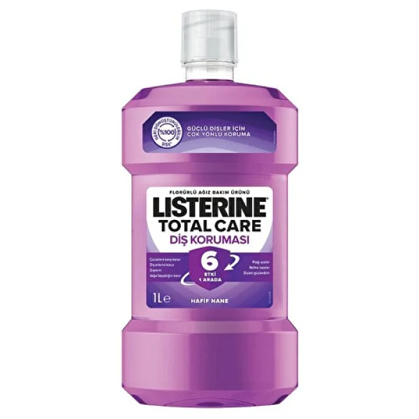 Listerine Total Care 1 lt 3 Adet Gargara - Görsel 3