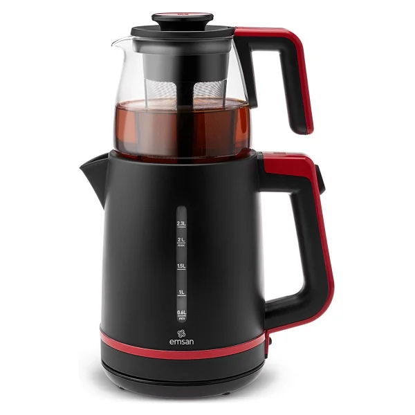 Emsan Maxi Tea XL 2in1 1700 W Cam Demlikli Çay Makinesi - Görsel 8
